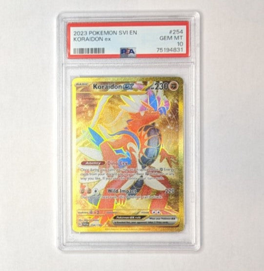 Koraidon ex #254 Pokemon Scarlet & Violet PSA 10