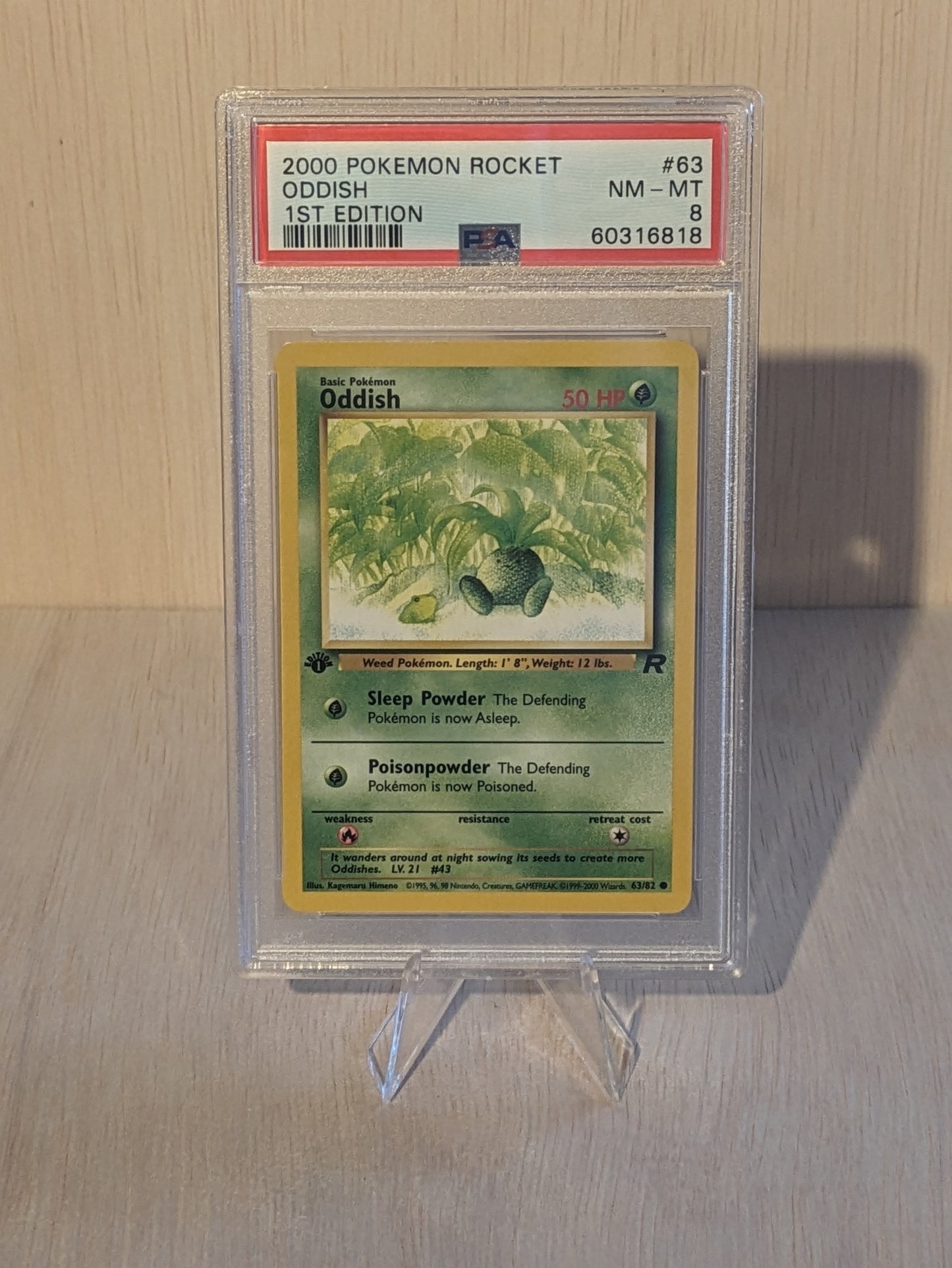 Oddish [1st Edition] #63 Pokemon Team Rocket