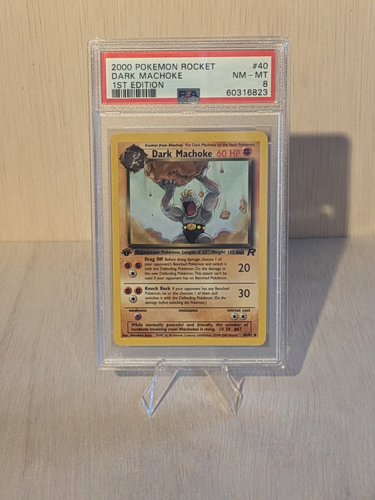 Dark Machoke [1st Edition] #40 Pokemon Team Rocket