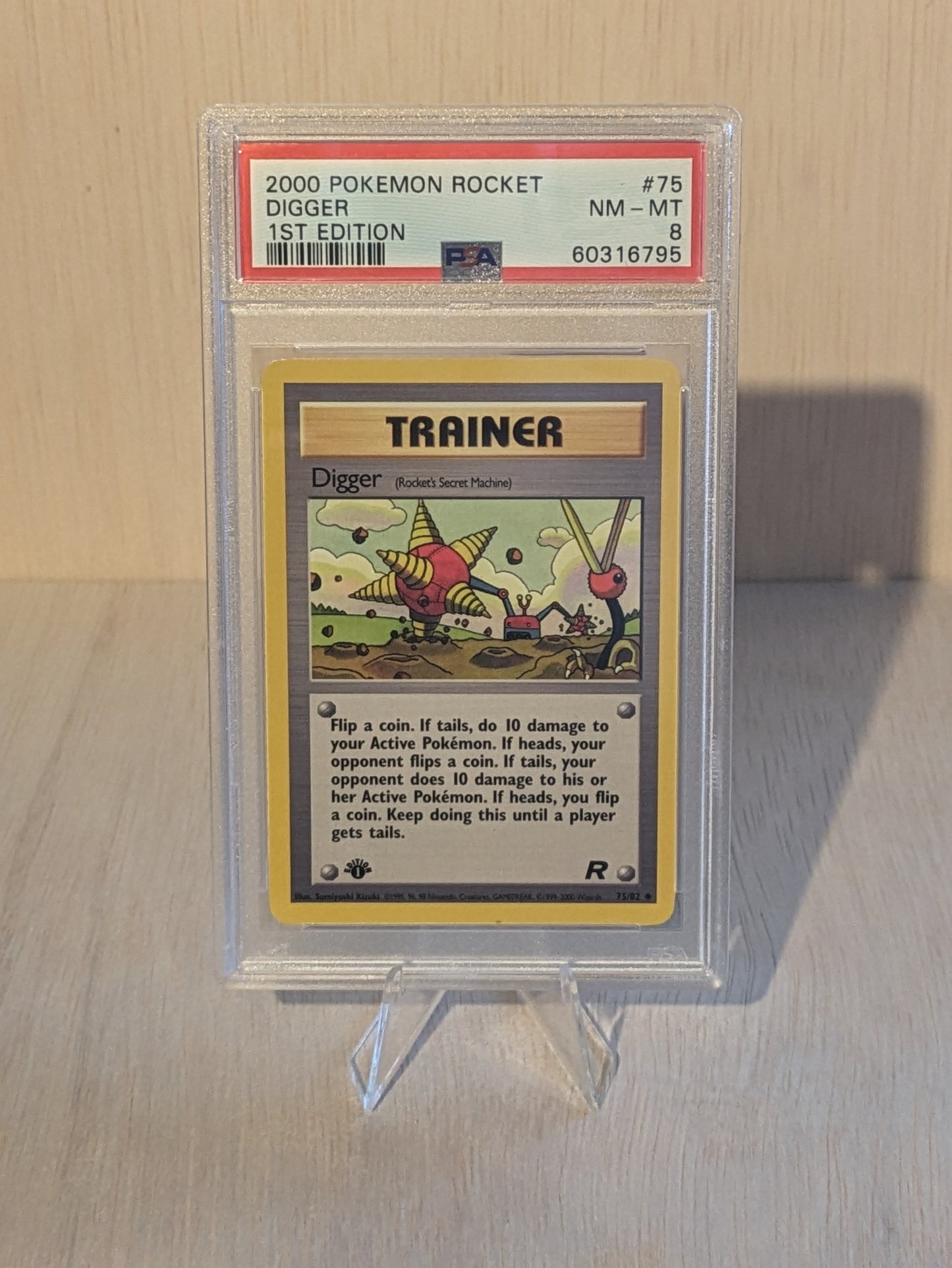 Digger [1st Edition] #75 Pokemon Team Rocket